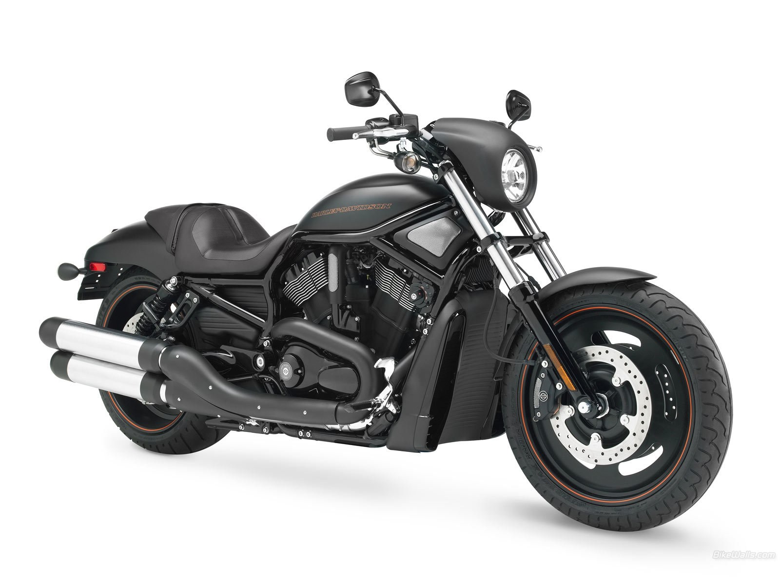 black harley-davidson motorcycle