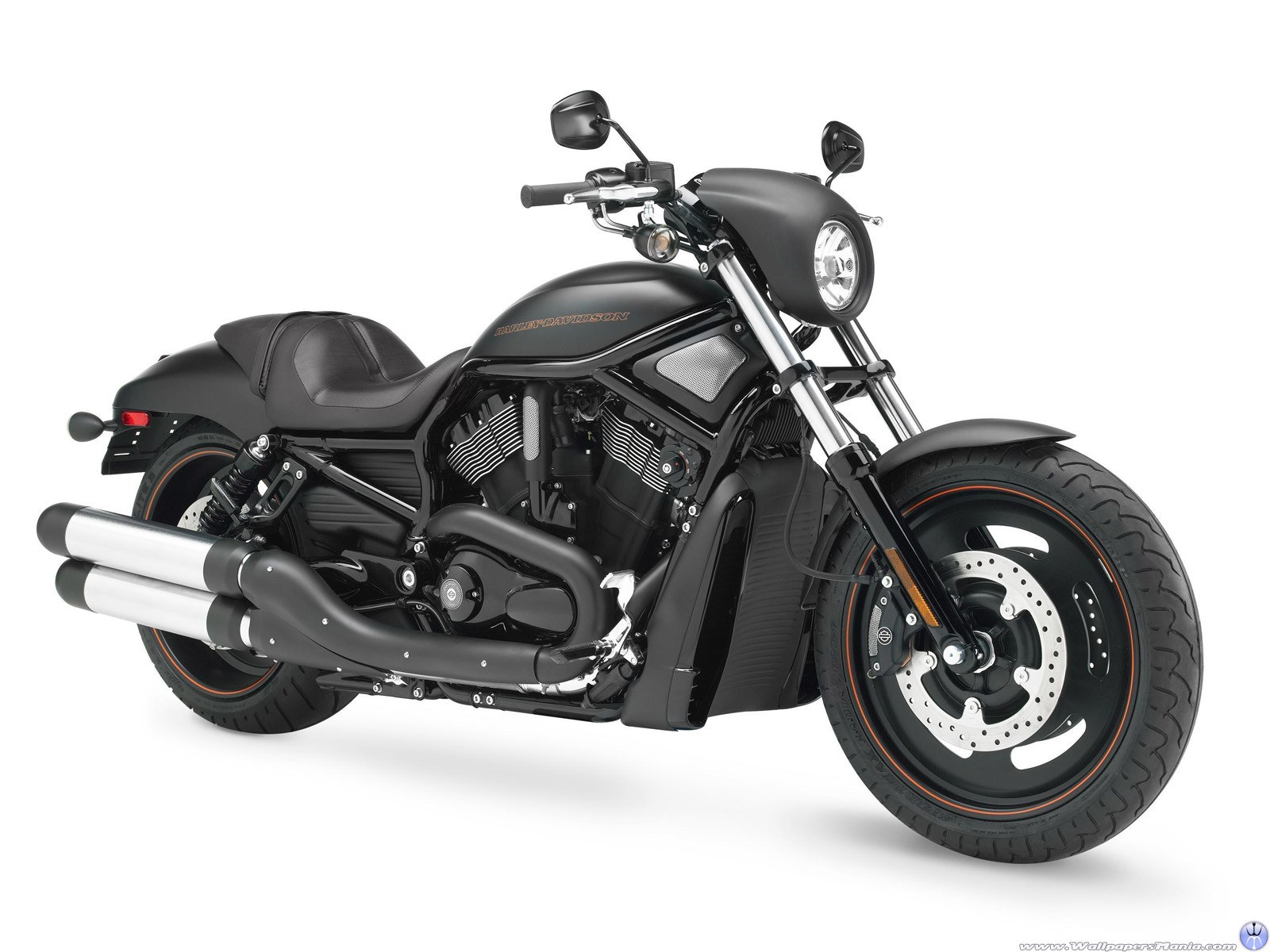 black harley-davidson motorcycle