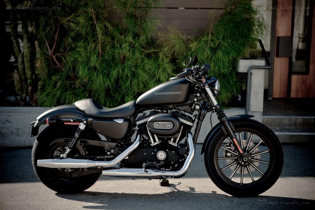 Black Harley-Davidson motorcycle