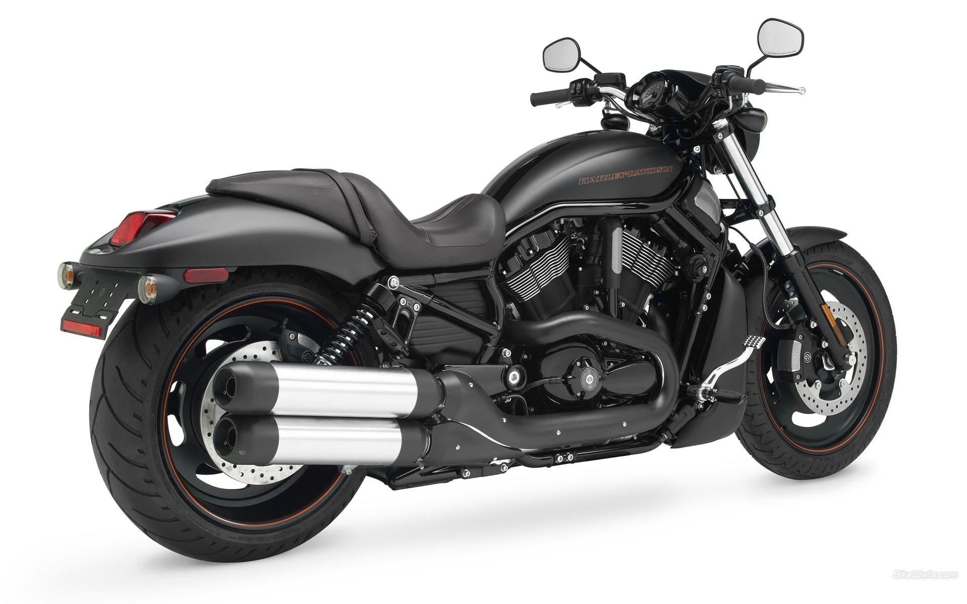 black harley-davidson motorcycle