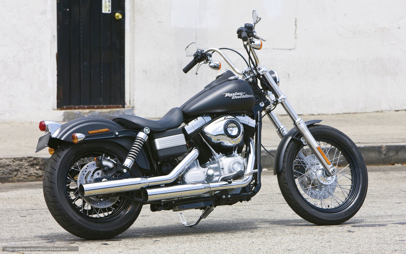 Black Harley-Davidson motorcycle