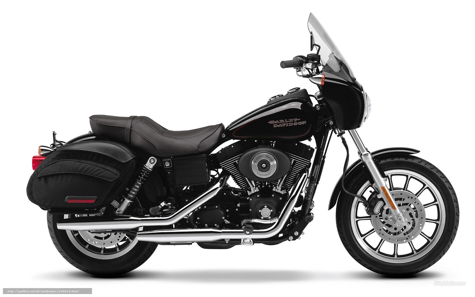 Black Harley-Davidson motorcycle