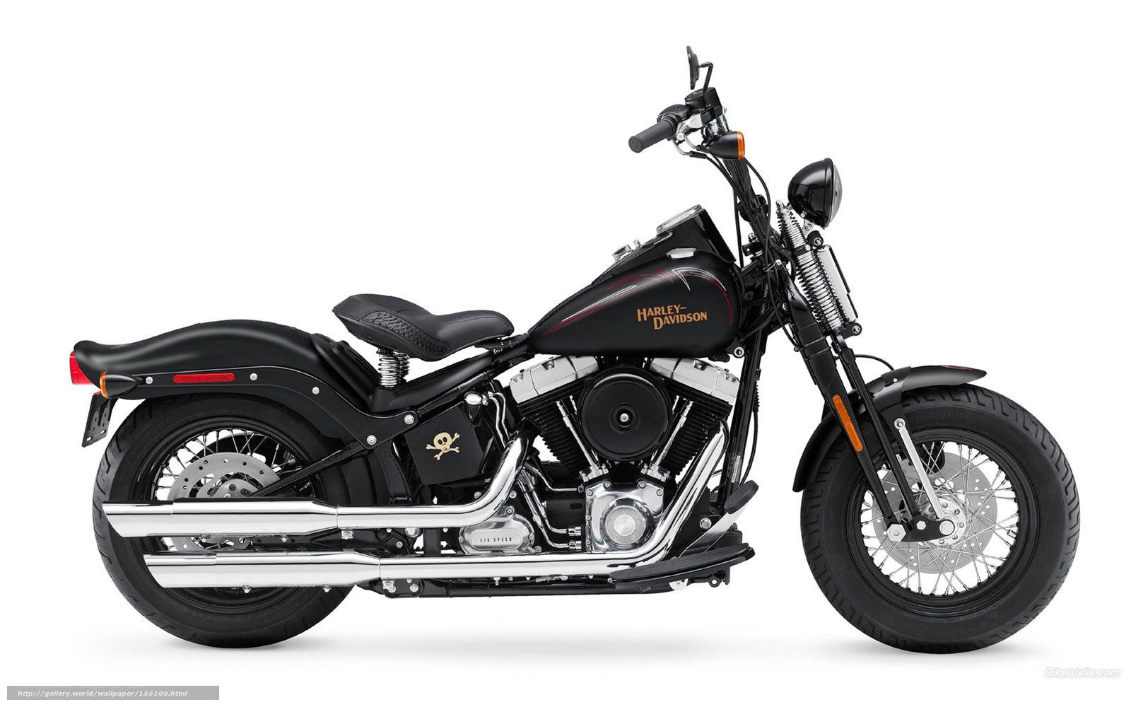 Black Harley-Davidson motorcycle