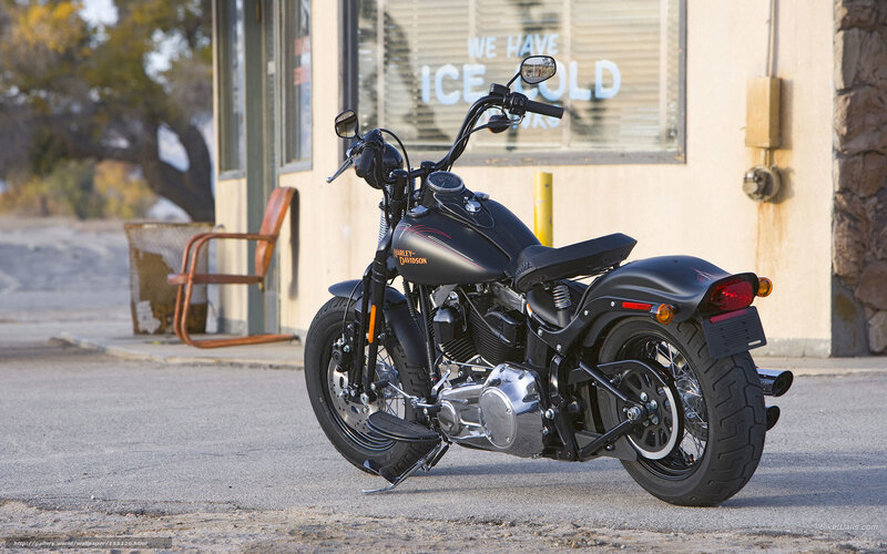 black harley-davidson motorcycle