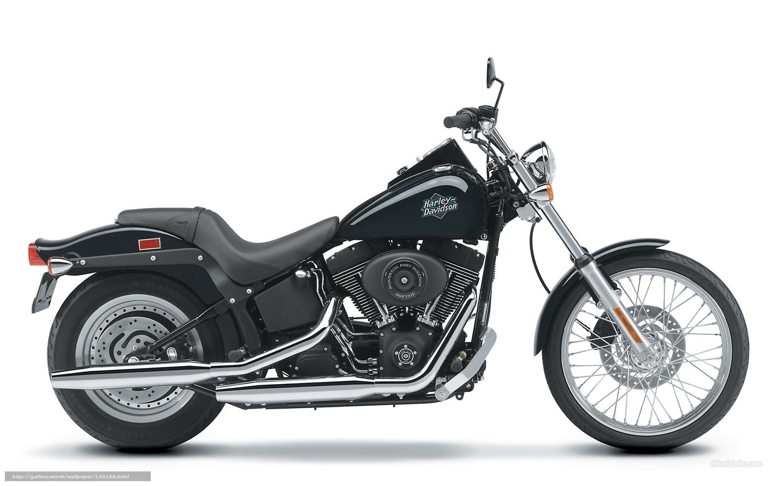 Black Harley-Davidson motorcycle