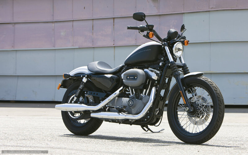 Black Harley-Davidson motorcycle