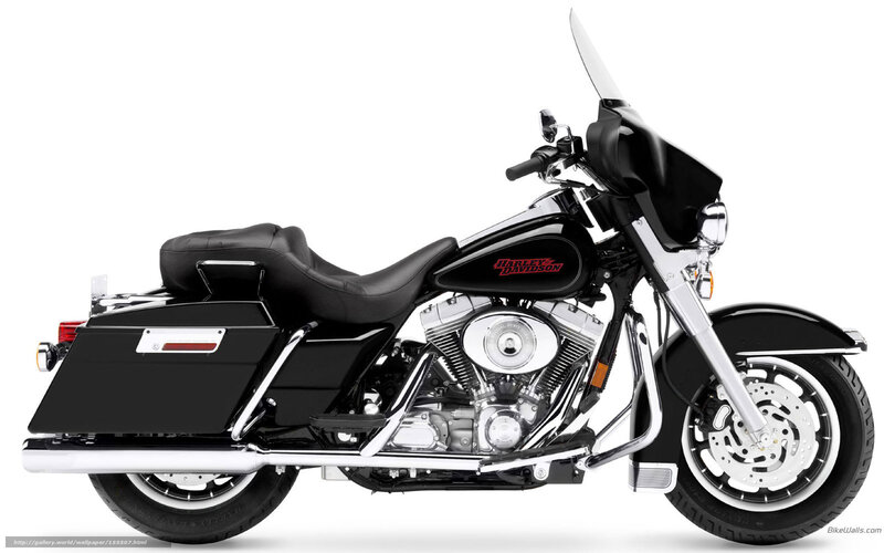 black harley-davidson motorcycle