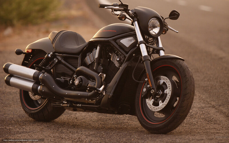 black harley-davidson motorcycle