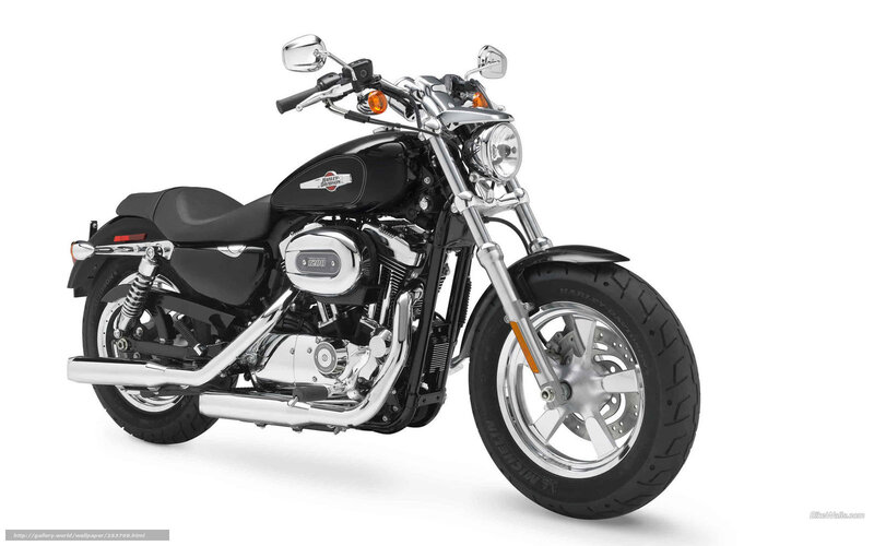 black harley-davidson motorcycle