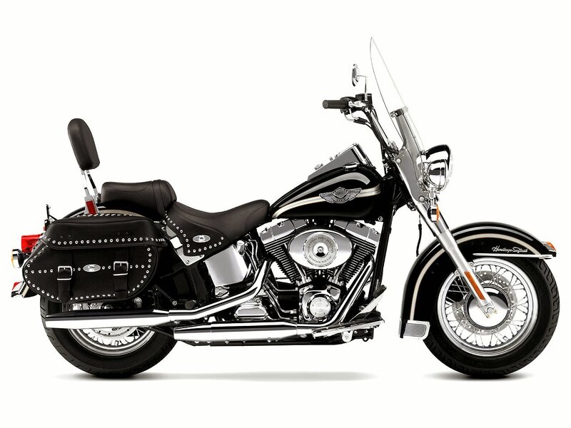 black harley-davidson motorcycle