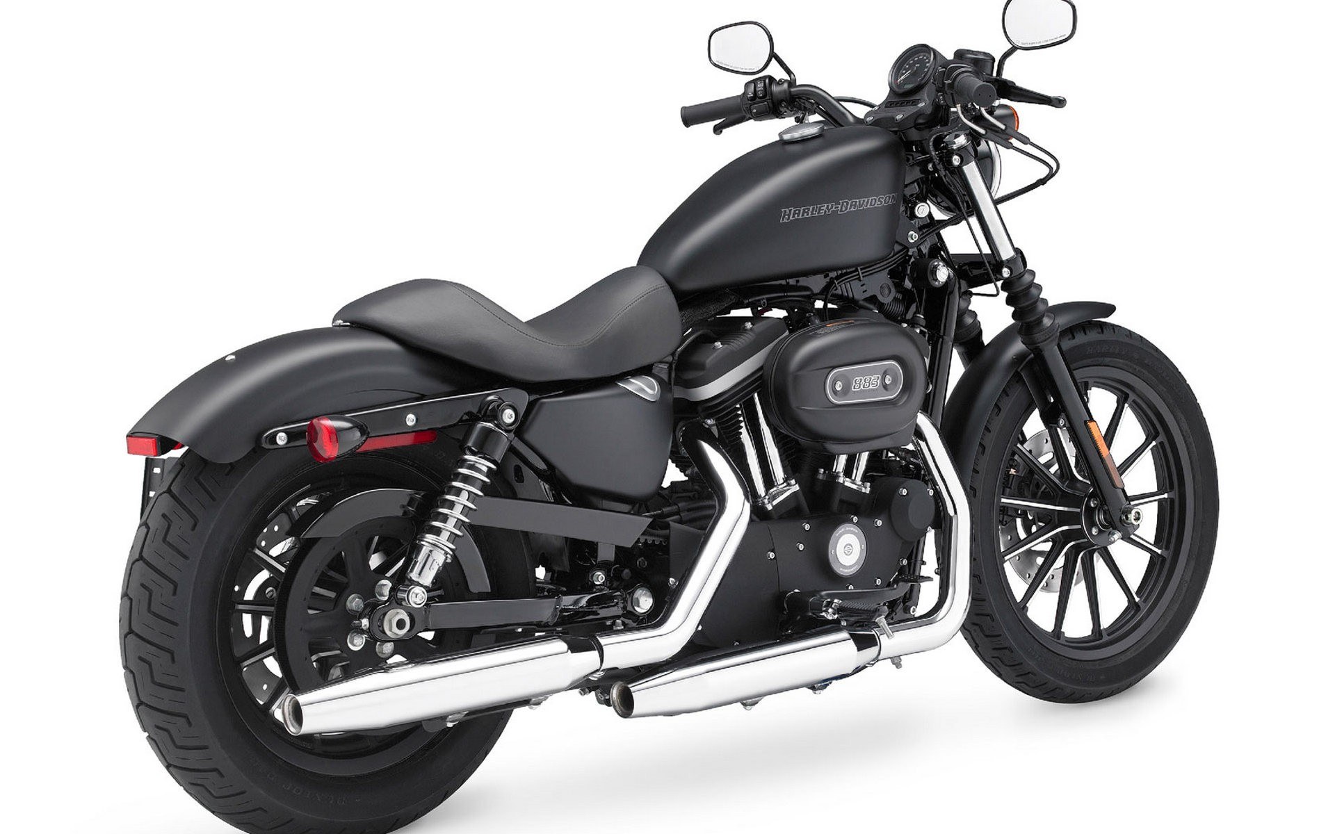 Black Harley-Davidson motorcycle