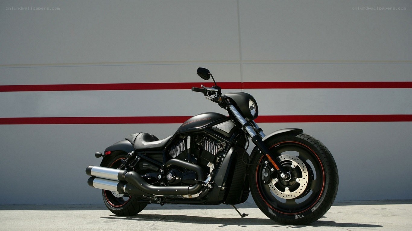 Black Harley-Davidson motorcycle