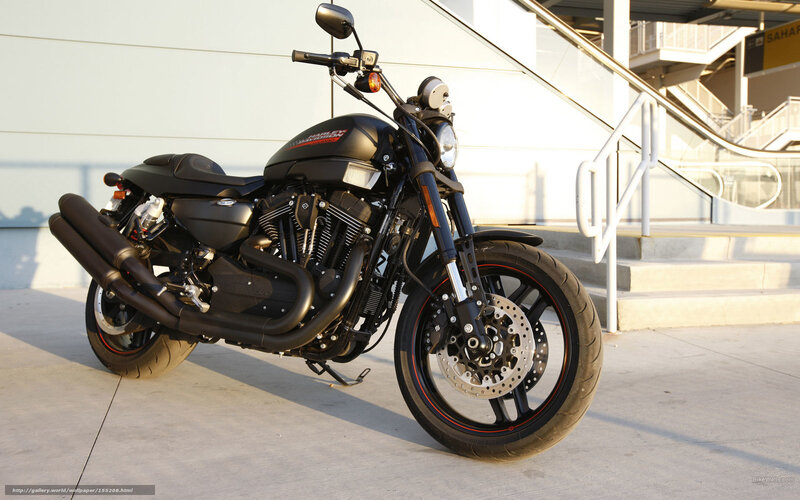 Black Harley-davidson Motorcycle — Calm, Afternoon, Photograph, Building, Stairs