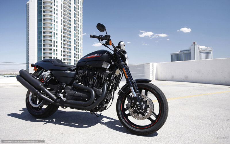 Black Harley-davidson Motorcycle — Clear
