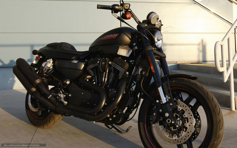 Black Harley-davidson Motorcycle — Dramatic, Sunset, Photograph, Steps