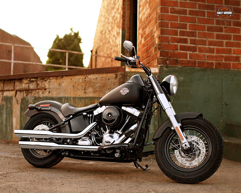 Black Harley-davidson Motorcycle — Dramatic, Sunset