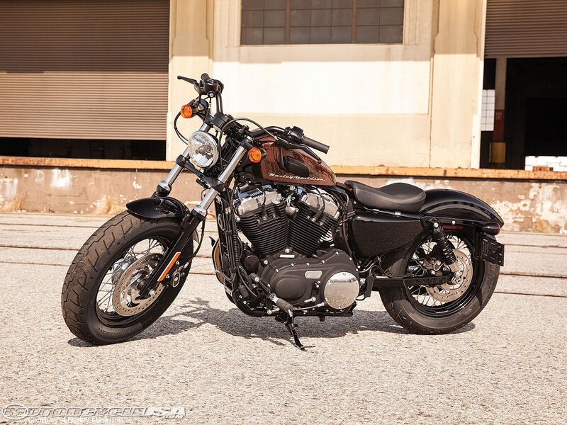 Black Harley-davidson Motorcycle — Neutral, Afternoon, Photograph, Building, Concrete Ground