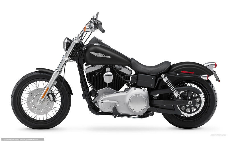 Black Harley-davidson Motorcycle — Neutral, Photograph, Seat, Engine, Wheel