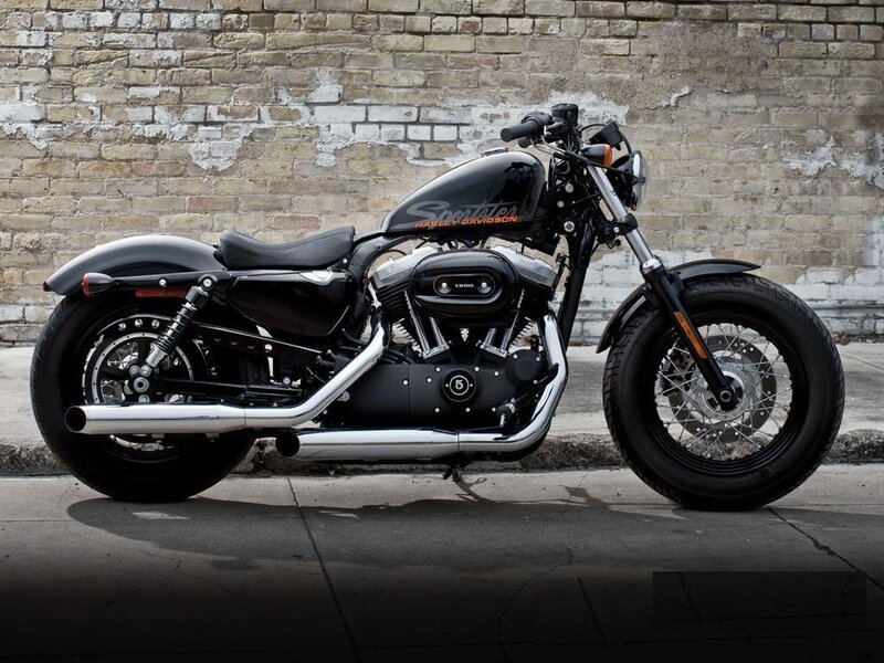 Black Harley-Davidson Sportster