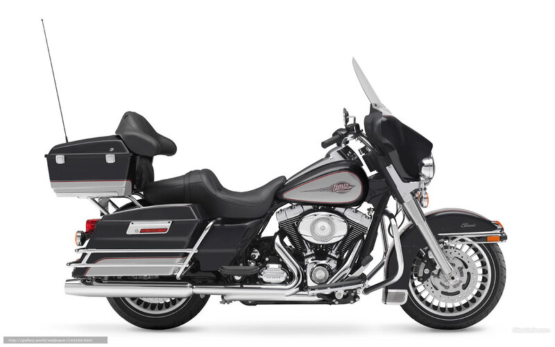 black harley-davidson touring motorcycle