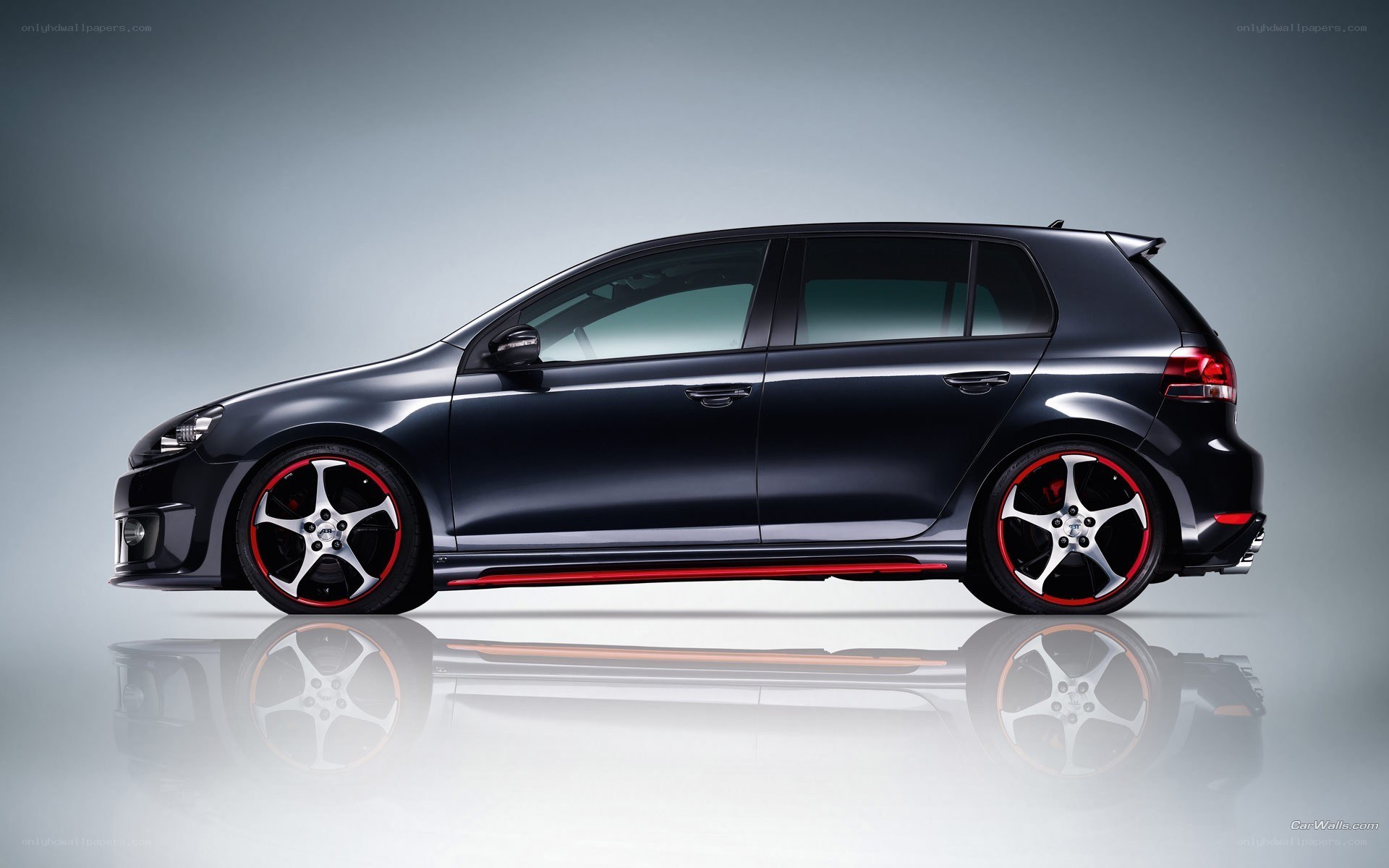 black hatchback car