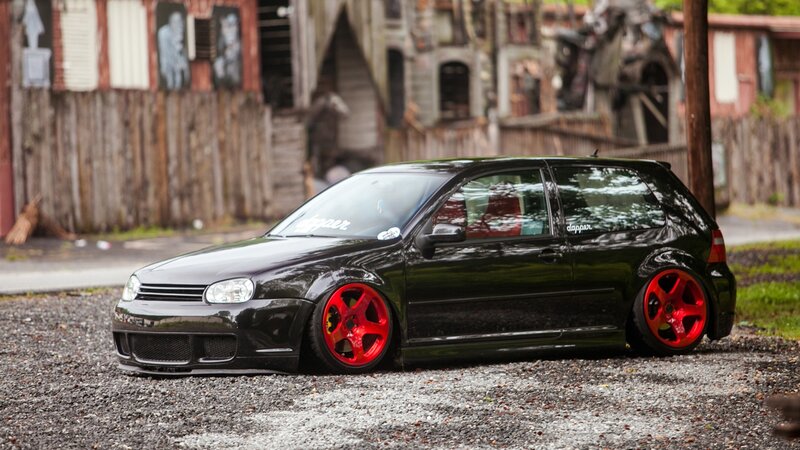 Black Hatchback Car — Calm, Afternoon