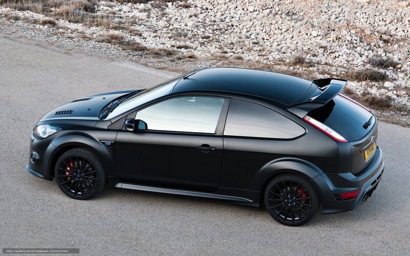 Black Hatchback Car — Dramatic