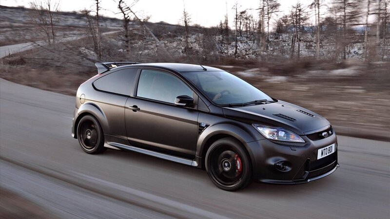 Black Hatchback Car — Gray, Dynamic, Winter