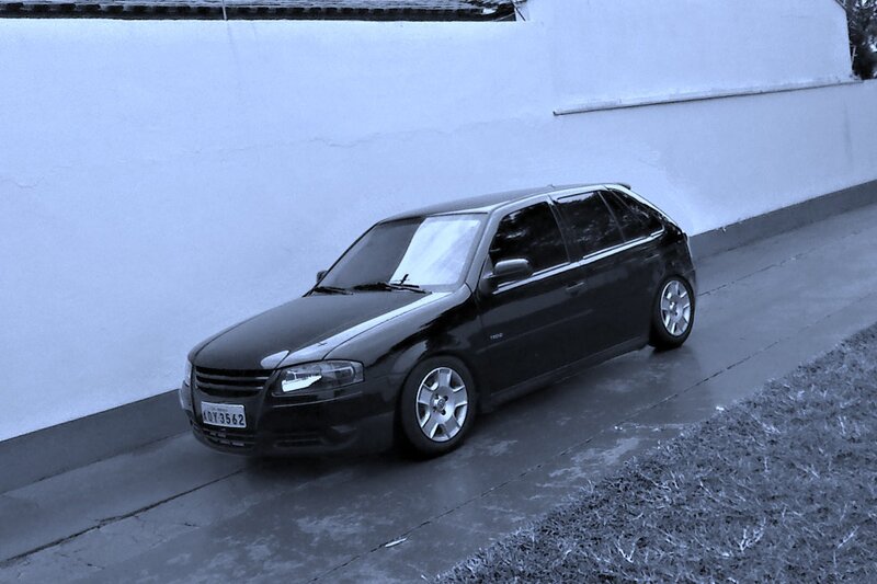 Black Hatchback Car — Gray
