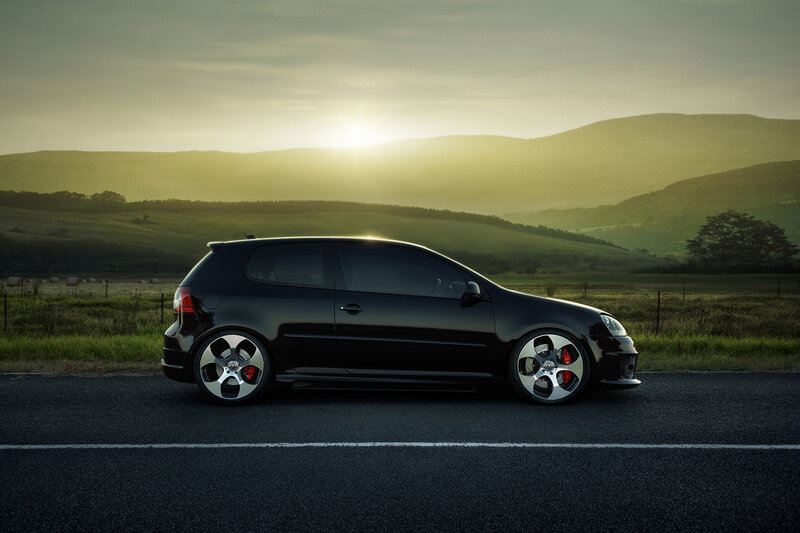 Black Hatchback Car — Serene