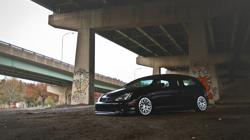 Black Hatchback Car — Urban