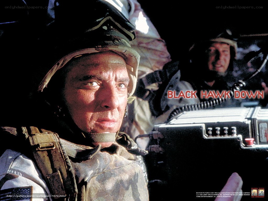 Black Hawk Down movie scene