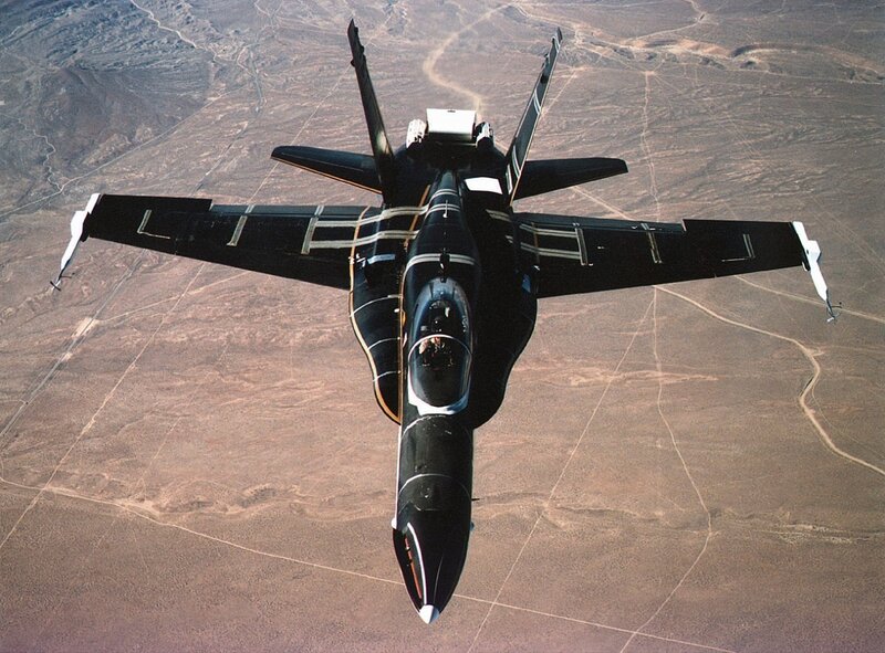 Black Hawk jet in flight