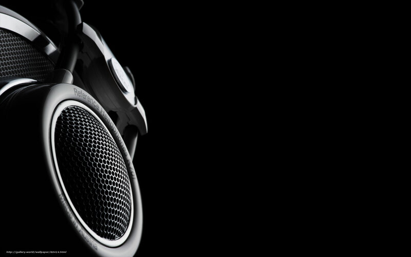 Black Headphones on Black
