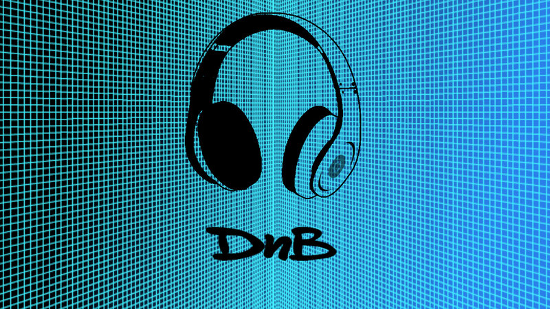 Black Headphones on Grid