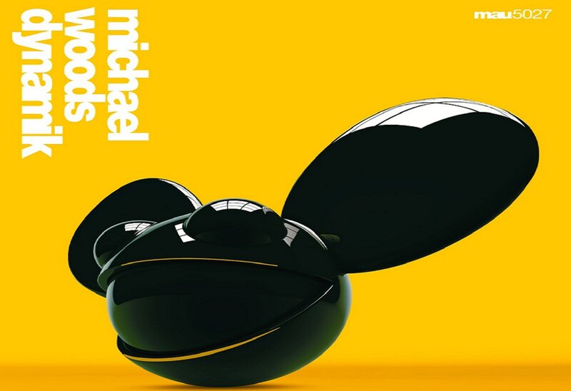Black Headphones on Yellow — Vibrant