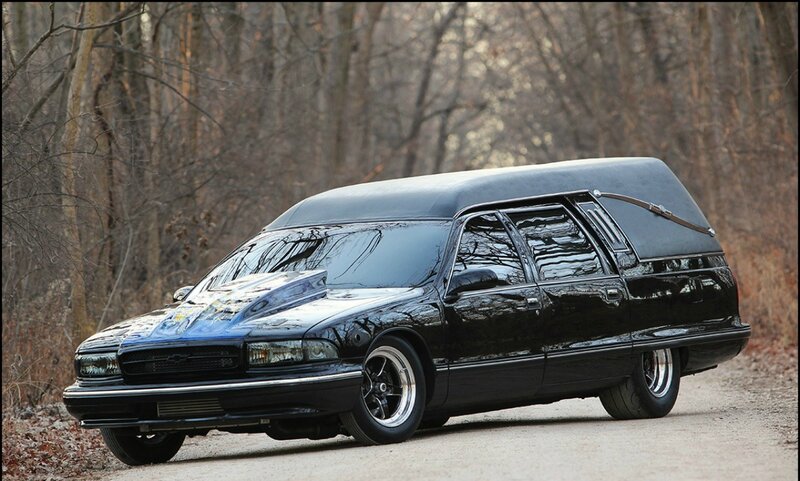 Black Hearse Car — Serene
