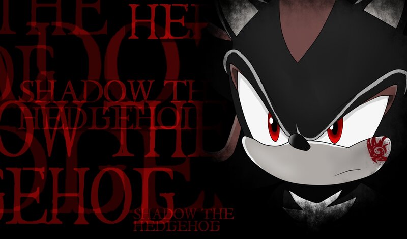 Black Hedgehog Character — Dark, Digital Art