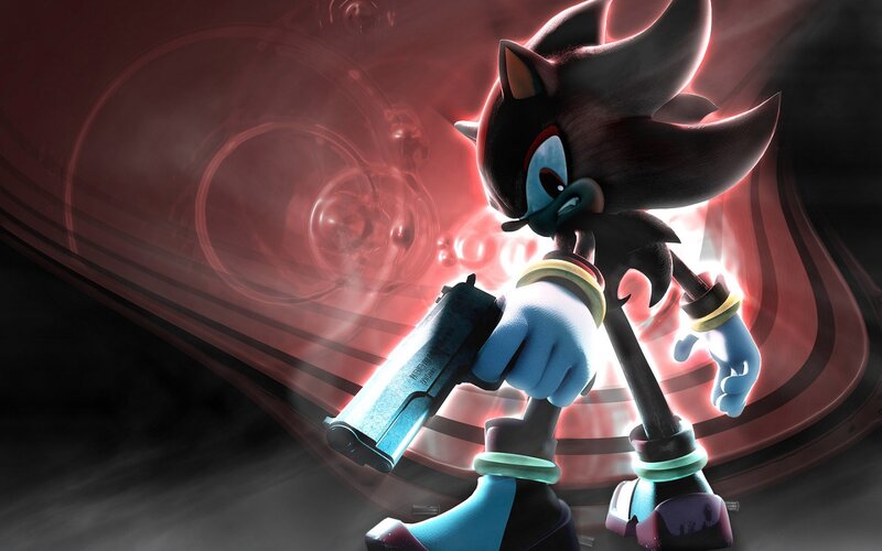 Black Hedgehog Holding Gun