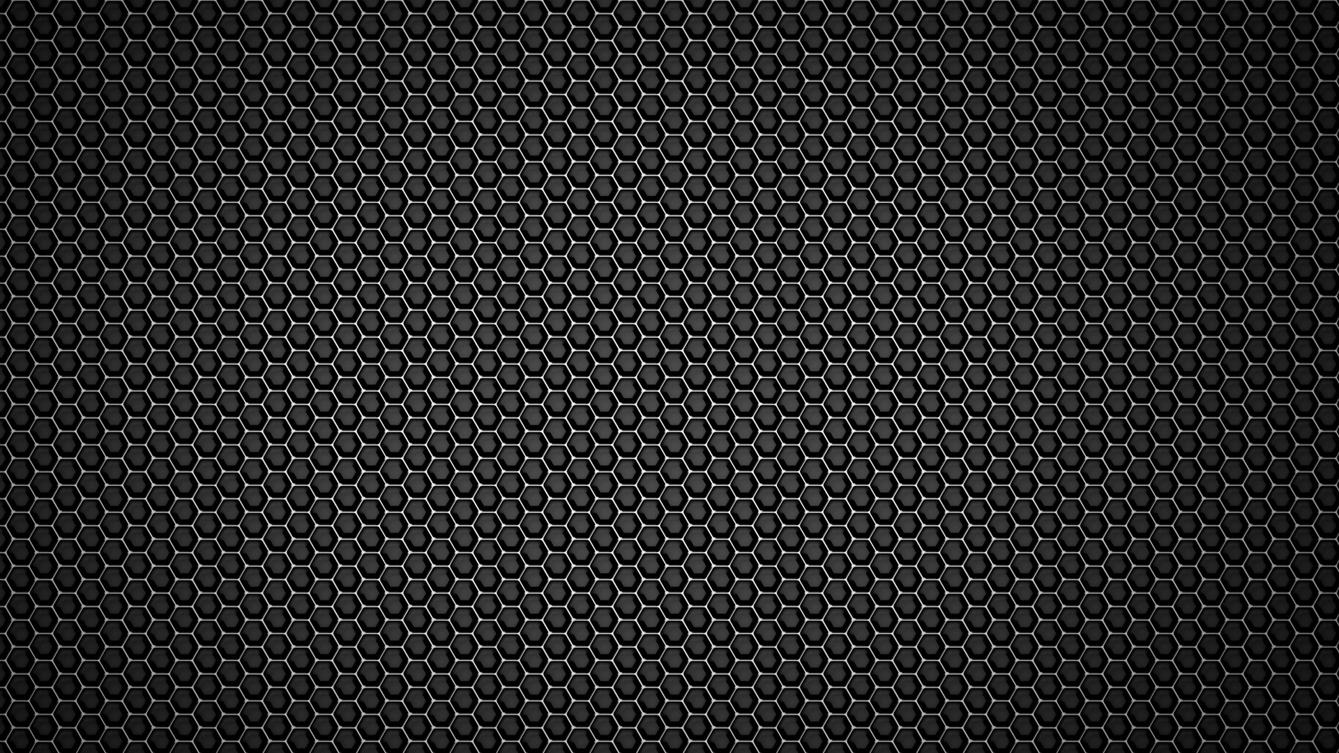 black hexagonal grid pattern