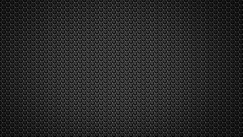 Black Hexagonal Mesh — Neutral, Abstract