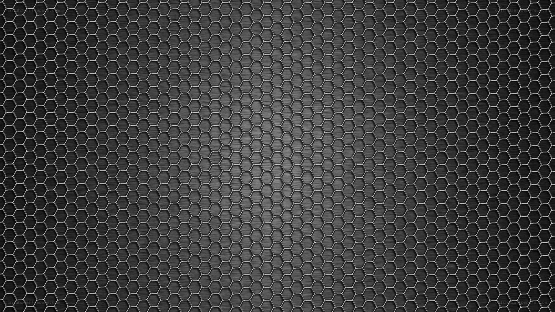 black hexagonal mesh pattern