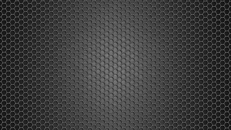 black hexagonal mesh pattern