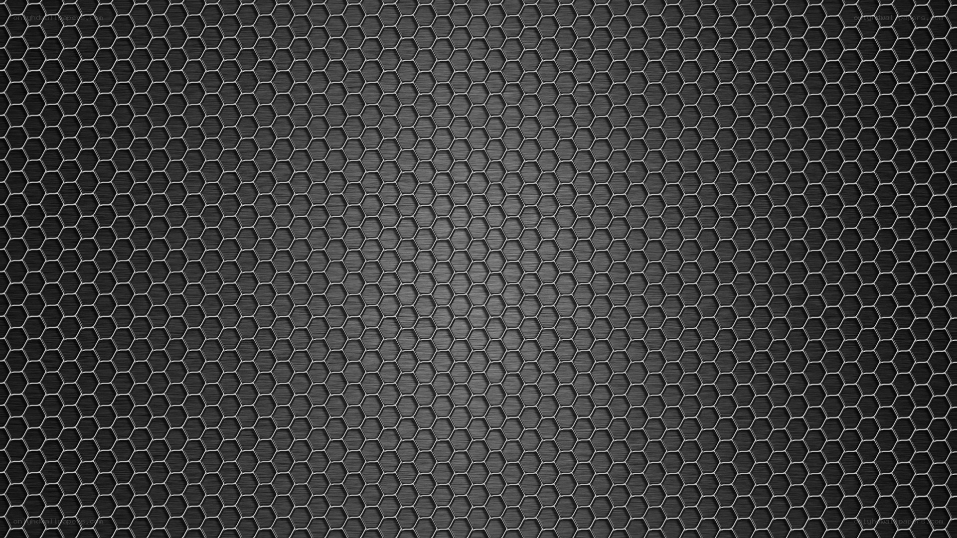 black hexagonal mesh pattern