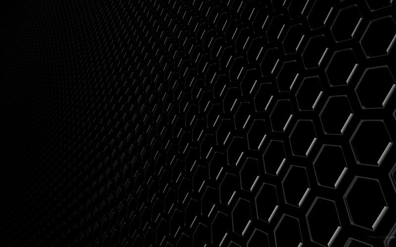 black hexagonal pattern background