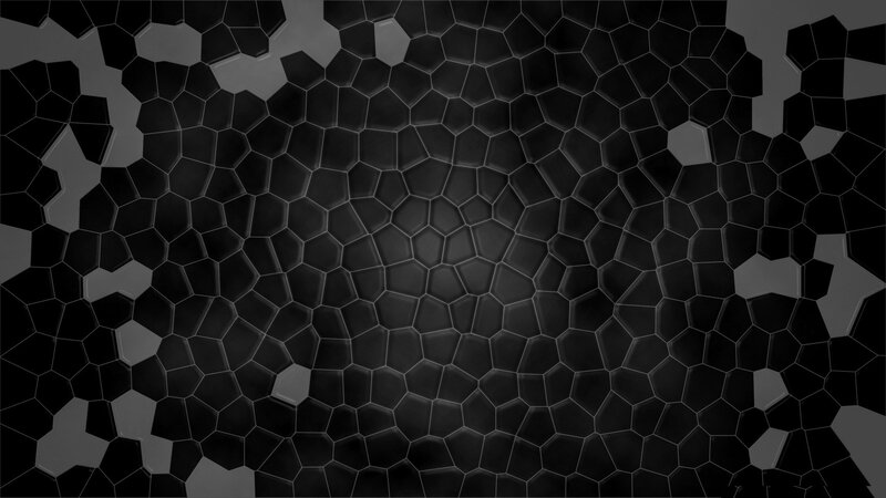 black hexagonal tile pattern