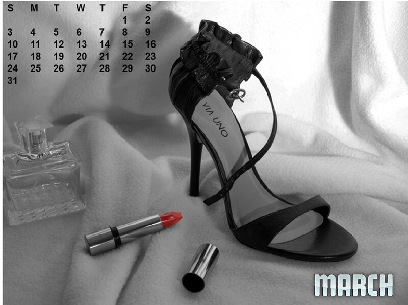 Black High-heeled Shoe — Dramatic, Spring