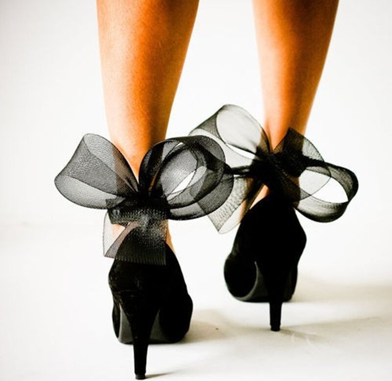 Black High-heeled Shoes — Elegant