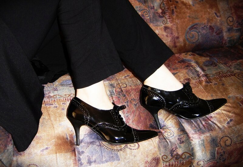 Black High-heeled Shoes — Neutral, Photograph