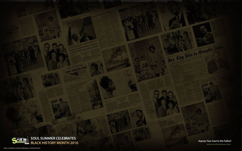 Black History Month collage